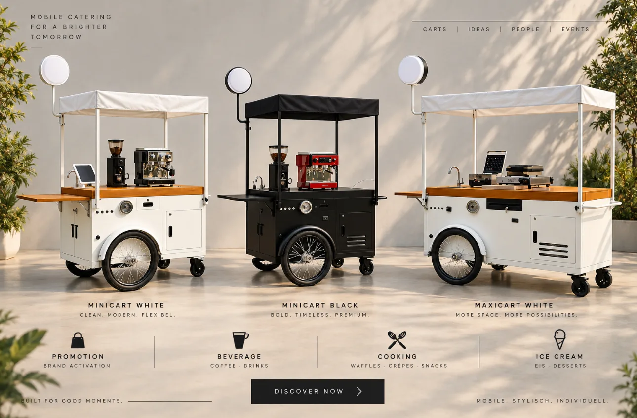 ☕ MARKETCARTS KAFFEEWAGEN ZU VERKAUFEN